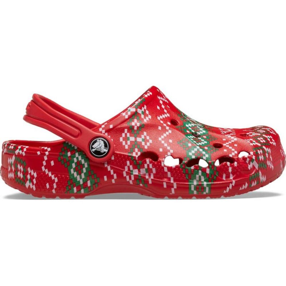 Crocs Toddler Baya Holiday Christmas Clogs Pepper C7